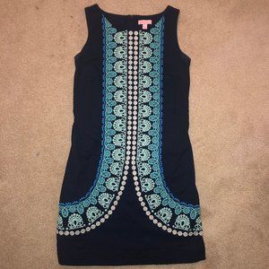 Lilly Pulitzer Knot This Embroider Shift Dress